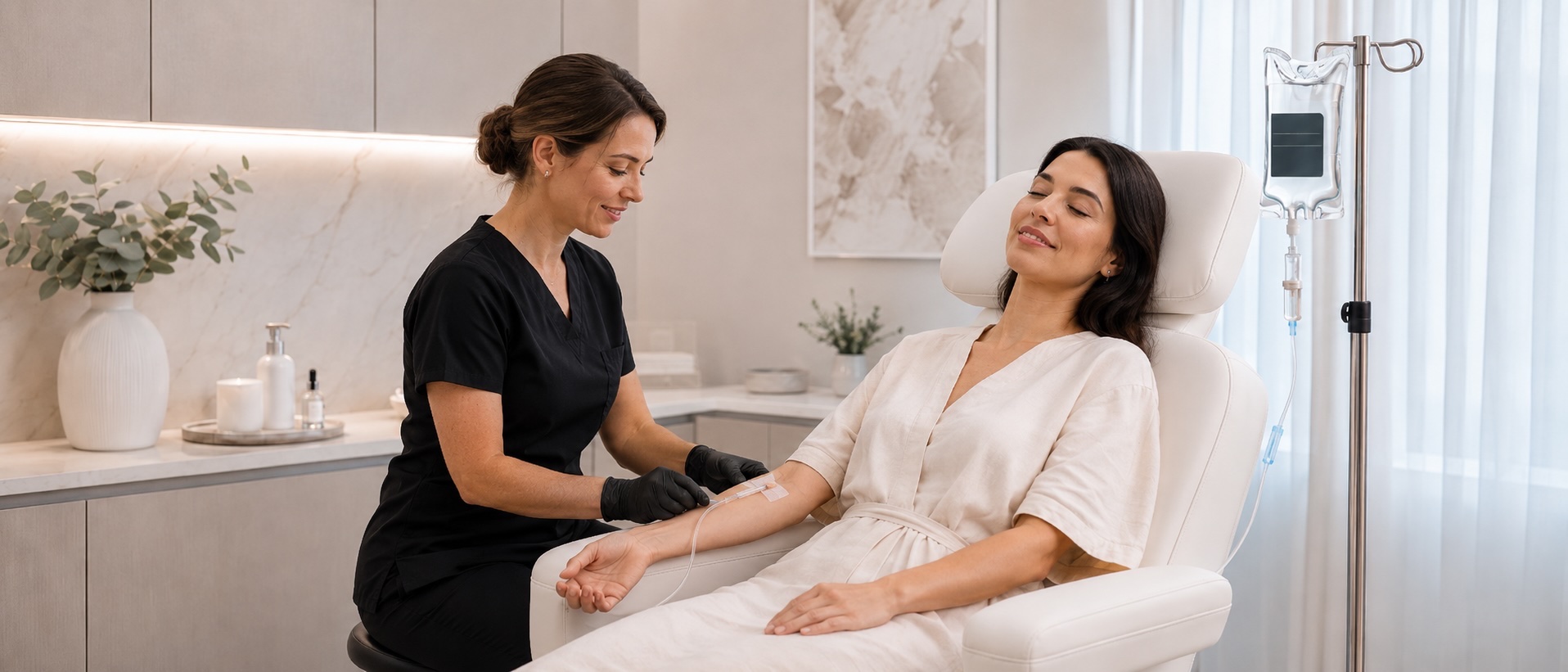 IV therapy drip at L.I.V.E. Wellness Medspa Rocklin CA